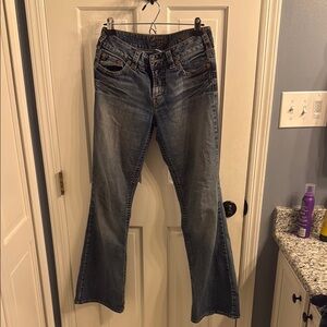 Silver Jeans Blue Flare Wide Leg Denim